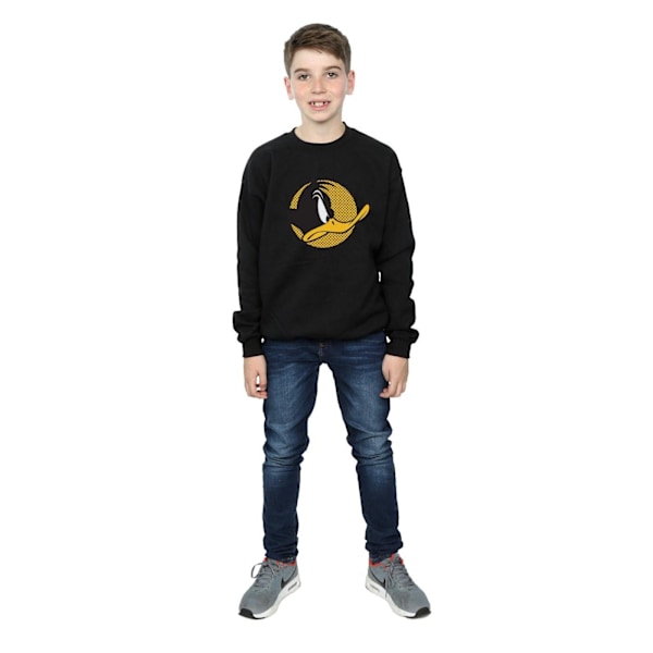 Looney Tunes Pojkar Daffy Duck Prickig Profil Sweatshirt 5-6 År Black 5-6 Years