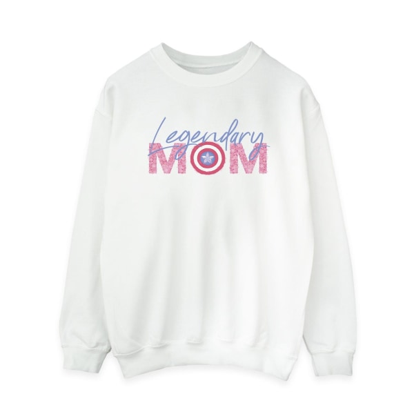 Marvel Womens/Ladies Avengers Captain America Mum Sweatshirt L White L