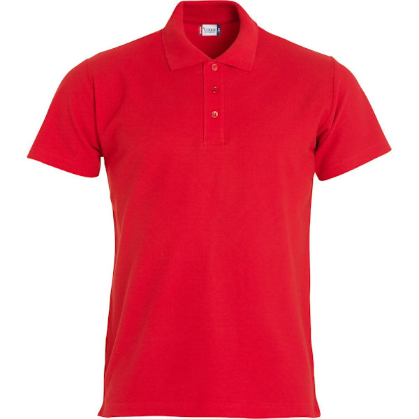 Clique Herr Basic Polotröja XXL Röd Red XXL