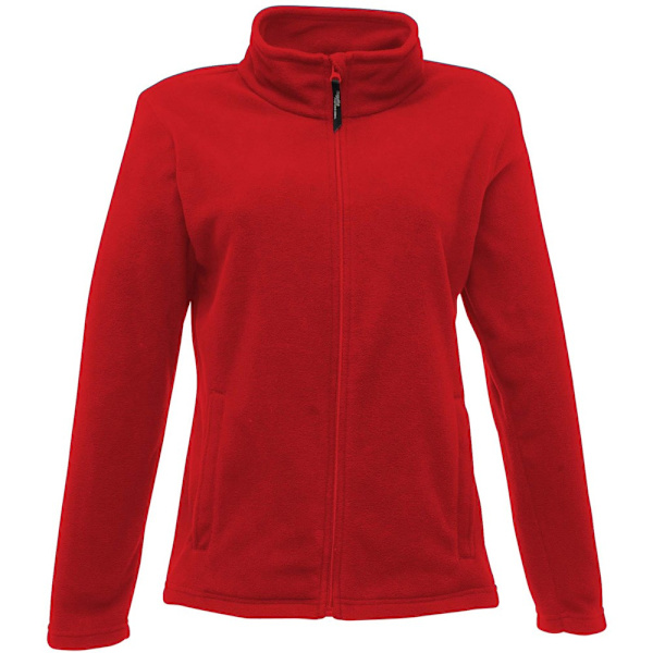 Regatta Professional Dam/Dam Microfleece Jacka med Hel Dragkedja Classic Red 18