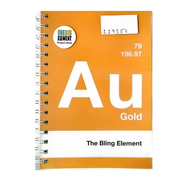 Onebig Element tryckt spiralbunden anteckningsbok en storlek orange/vit Orange/White One Size
