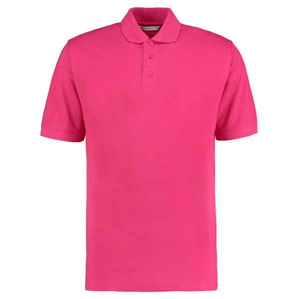 Kustom Kit Herr Klassic Superwash Kortärmad Poloshirt 3XL Röd Raspberry 3XL