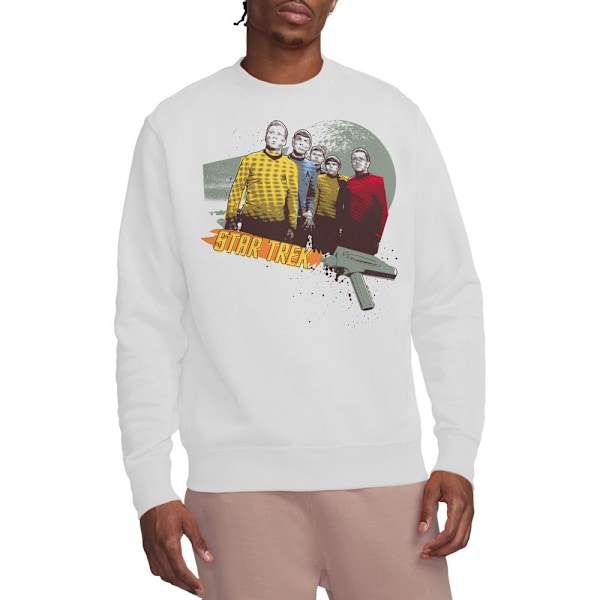 Star Trek Unisex Vuxen Strange New Worlds Sweatshirt XXL Vit White XXL