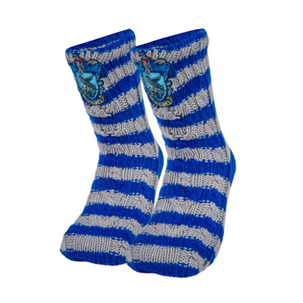 Harry Potter Dam/Dam Ravenclaw Tofflor Strumpor One Size Blu Blue/Grey One Size