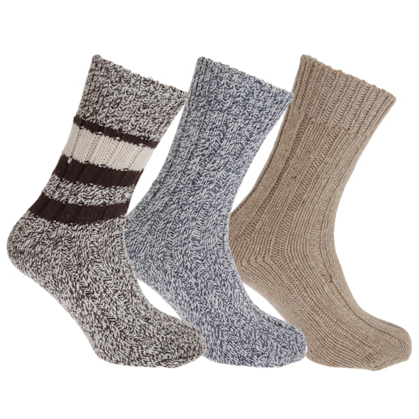 Floso Unisex Vuxen Ullrika Sockor (3 Par) 4-7 UK Assorterade Assorted 4-7 UK