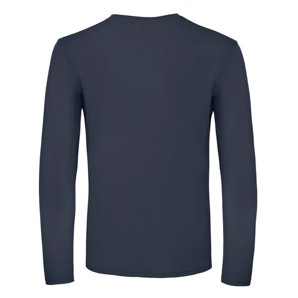 B&C Herr #E150 Långärmad T-shirt 4XL Marinblå Navy 4XL
