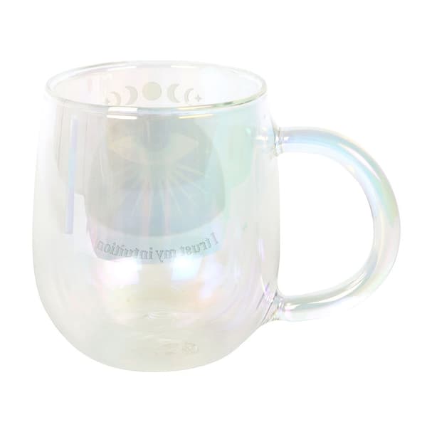 Something Different Intuition Crystal Dubbelväggig 250 ml Mugg & Clear/Blue One Size