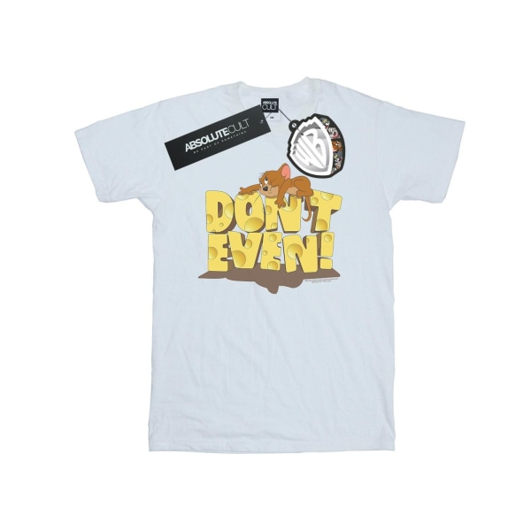 Tom And Jerry Dam/Dam Don´t Even Cotton Boyfriend T-shirt White M