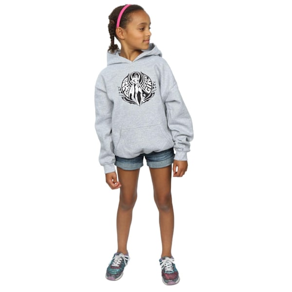DC Comics Girls Batgirl Gotham Girl Hoodie 7-8 år Sports Grey Sports Grey 7-8 Years