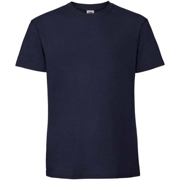 Fruit Of The Loom Mens Iconic 195 Ringspun Premium T-shirt M UK Navy M UK