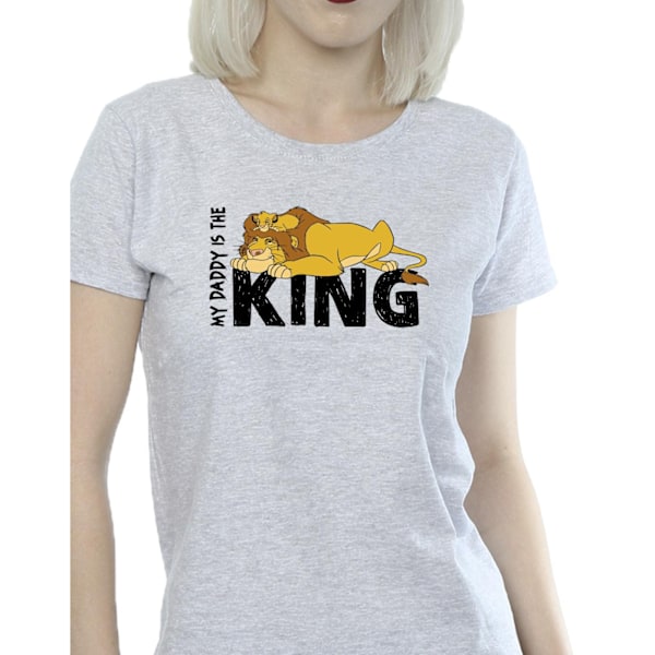 Disney Dam/Dam The Lion King Daddy Is King Bomull T-shirt Sports Grey XXL