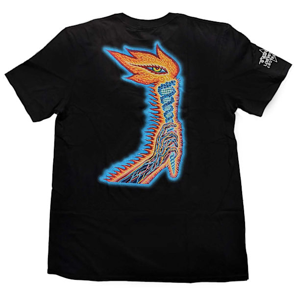 Tool Unisex Vuxen Fackla Bomull Rygg & Ärm Tryck T-Shirt XL B Black XL