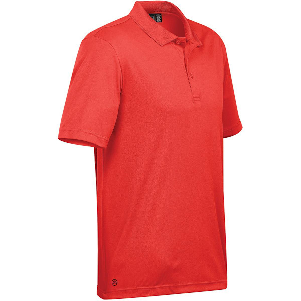 Stormtech Mens Eclipse H2X Dri Piqu Polo L Röd Red L