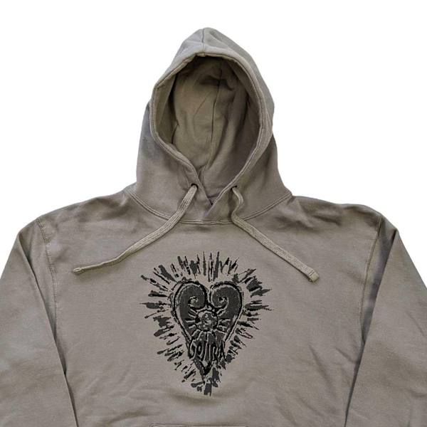Gojira Unisex Vuxen Fortitude Hjärta Hoodie M Sand Sand M