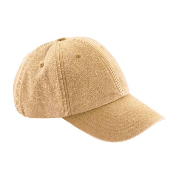 Beechfield Unisex Vintage Lågprofilkeps i En Storlek Senap Mustard One Size