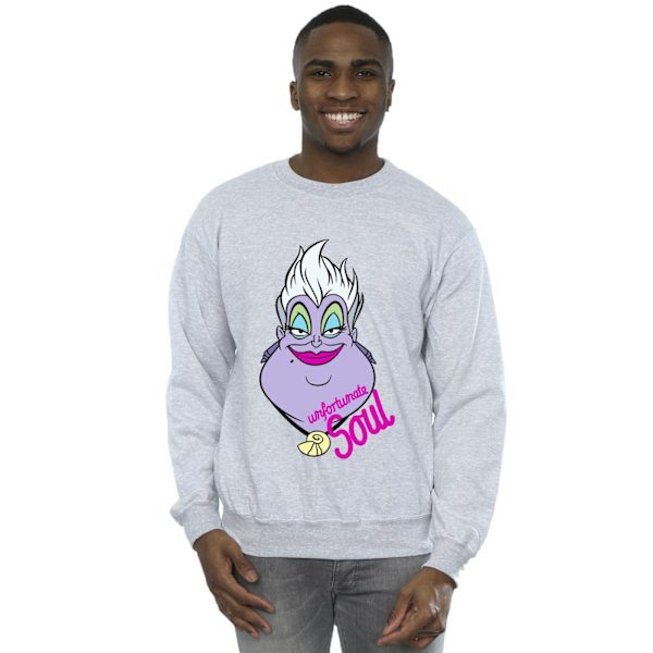 Disney Herrskjortor Skurkar Ursula Olycklig Själ Sweatshirt XXL Spo Sports Grey XXL