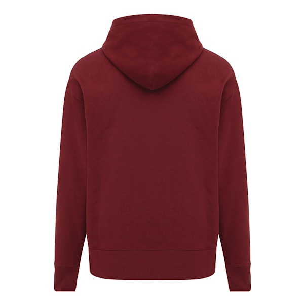 Iqoniq Unisex Vuxen Yoho Återvunnen Bomull Relaxed Fit Hoodie S B Burgundy S