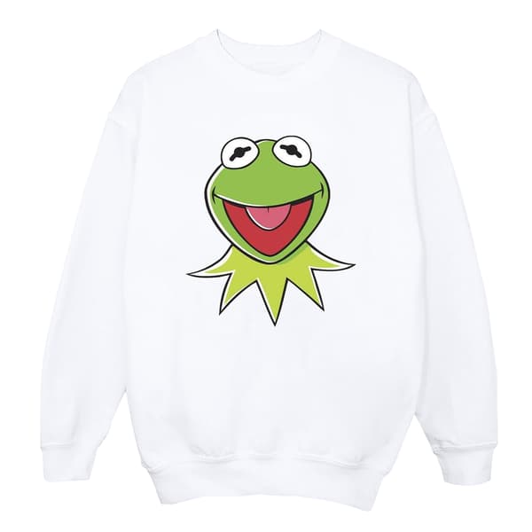 Disney Muppets Kermit Head Sweatshirt L Vit White L