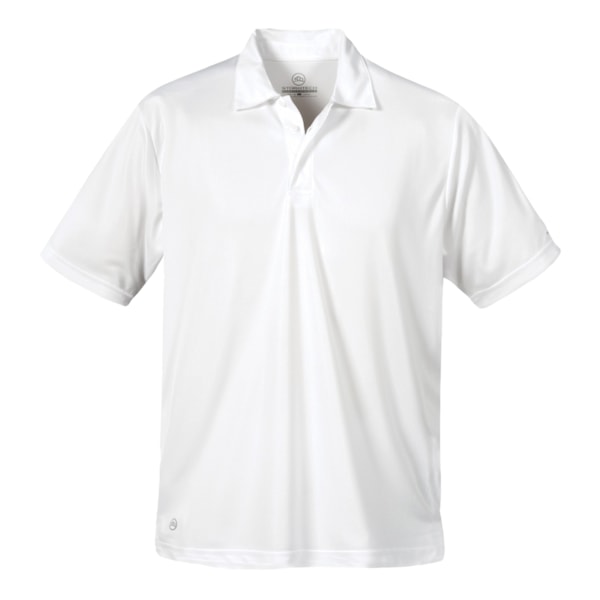 Stormtech Herr Kortärmad Sports Performance Poloshirt L Vit White L