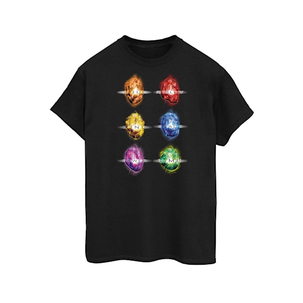 Avengers Infinity War Herr Infinity Stones Bomull T-shirt L Svart Black L