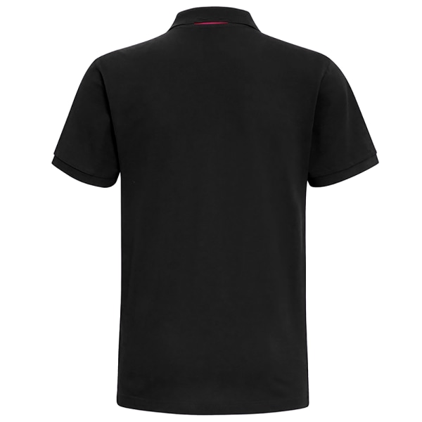 Asquith & Fox Herr Classic Fit Contrast Polo Shirt S Svart/Röd Black/ Red S