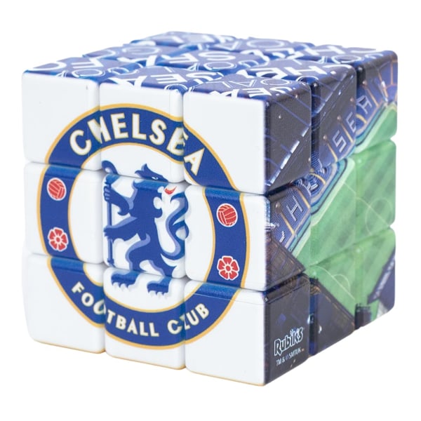 Chelsea FC Pusselkub En Storlek Blå/Vit Blue/White One Size