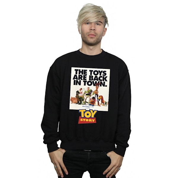 Disney Toy Story Film Affisch Sweatshirt 4XL Svart Black 4XL