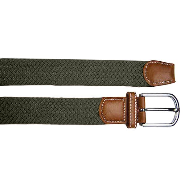 Asquith & Fox Herr Vävd Flätad Stretchbälte En Storlek Oliv Olive One Size