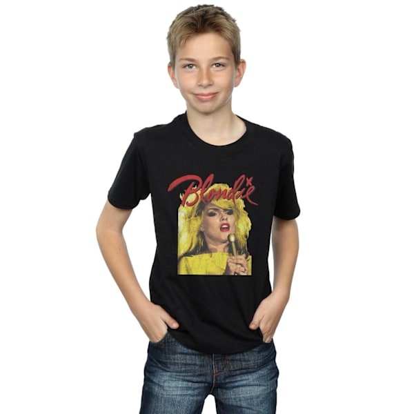 Blondie Boys Singing With Mic T-Shirt 12-13 År Svart Black 12-13 Years