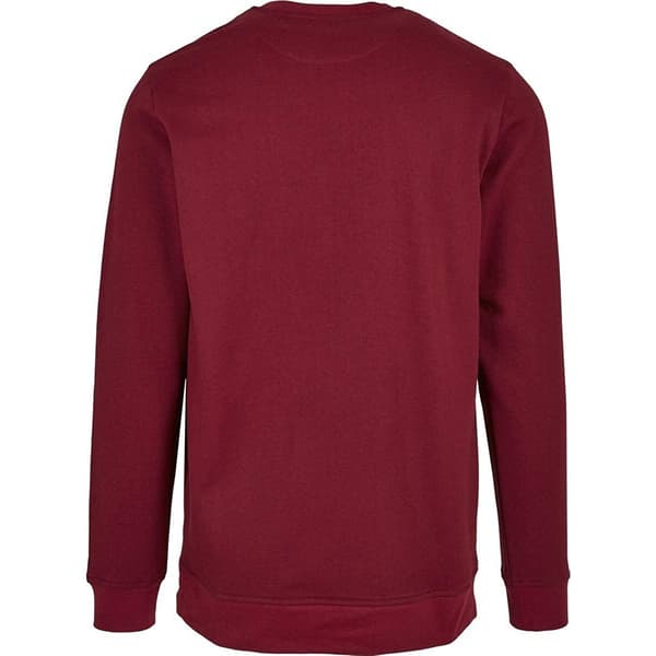 Bygg ditt varumärke Herr Basic Crew Neck Sweatshirt L Bourgogne Burgundy L