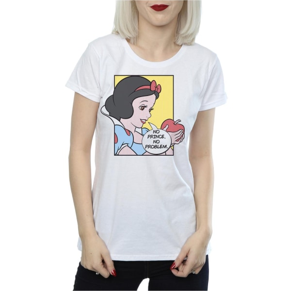 Disney Princess Dam/Dam Snow White Pop Art T-shirt i bomull White XS