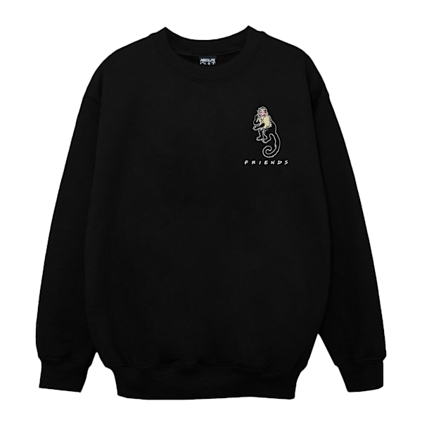 Friends Girls Marcel Brösttryck Sweatshirt 5-6 år Svart Black 5-6 Years