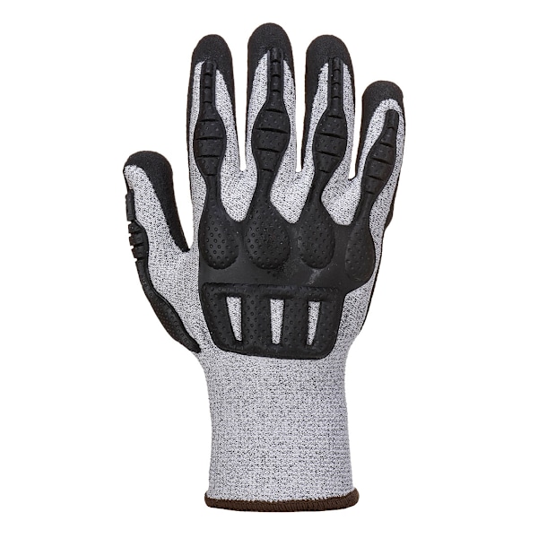 Portwest Unisex Vuxen A723 Slagtåliga TPV Skärskyddshandskar G Grey/Black L