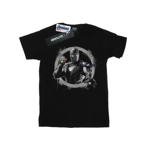 Marvel Boys Avengers Slutspel Iron Man Nano Gauntlet T-shirt 7-8 Black 7-8 Years
