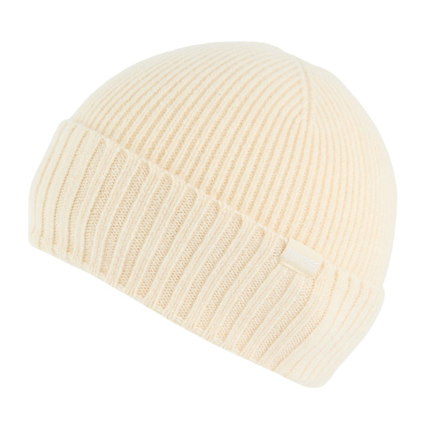Regatta Dam/Dam Basic Ribbstickad Mössa One Size Ljus Vanilj Light Vanilla One Size
