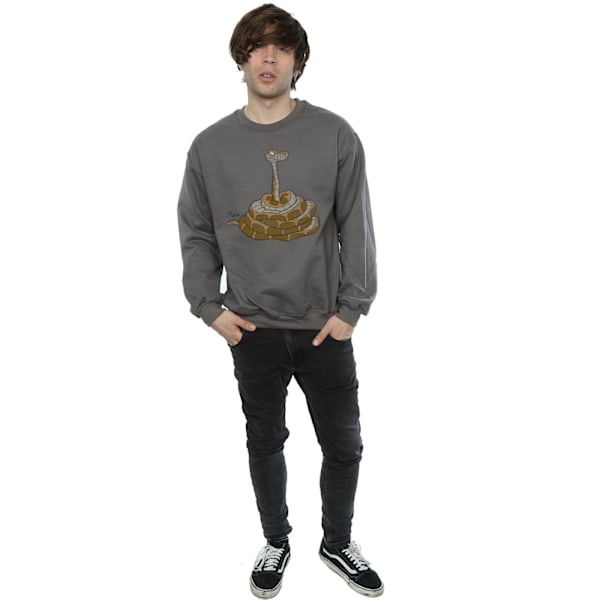 Disney Herr The Jungle Book Classic Kaa Sweatshirt M Charcoal Charcoal M