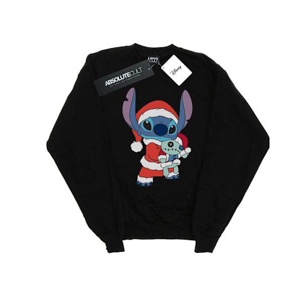 Disney Dam/Kvinnor Lilo Och Stitch Stitch Jultröja Black S