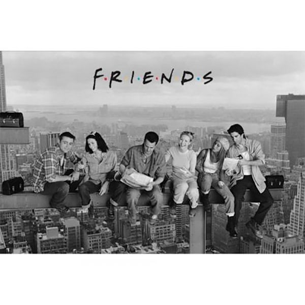 Friends Skyscraper Poster One Size Grey Grey One Size