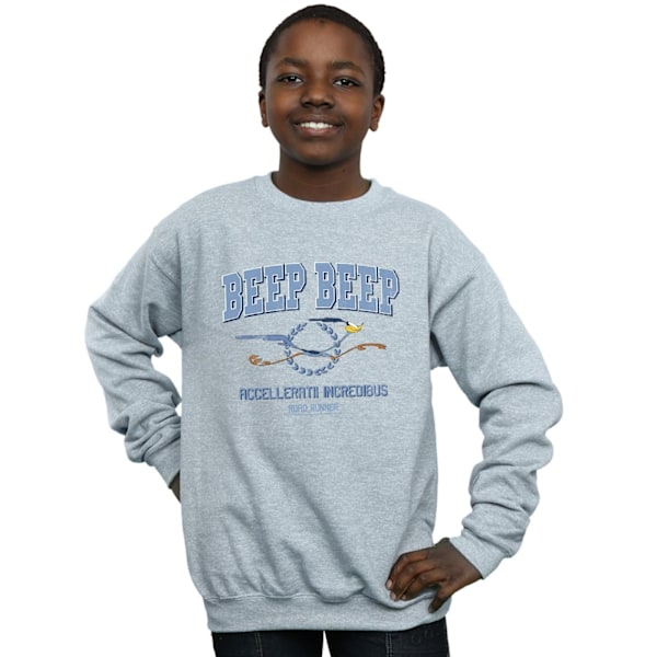 Looney Tunes Boys Road Runner Beep Beep Sweatshirt 9-11 år S Sports Grey 9-11 Years