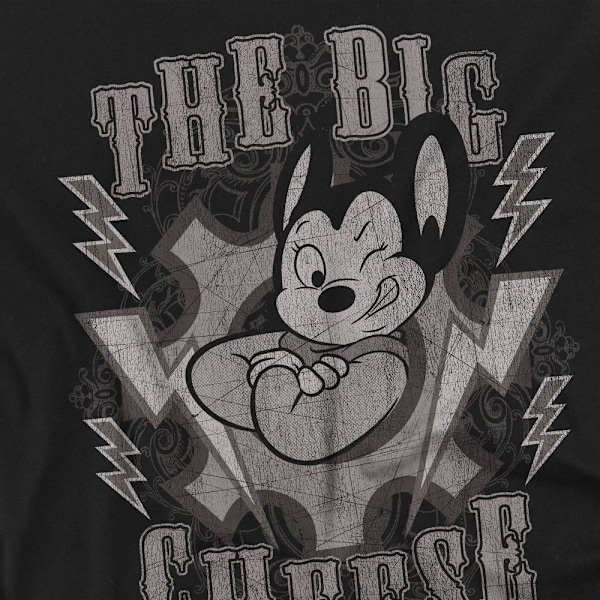 Mighty Mouse Herr The Big Cheese T-Shirt S Svart Black S