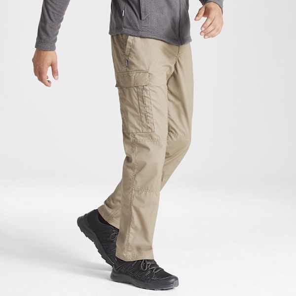 Craghoppers Mens Expert Kiwi Tailored Trousers 42R Pebble Pebble 42R