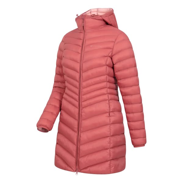 Mountain Warehouse Dam/Dam Florence Lång Vadderad Jacka 18 Rust 18 UK