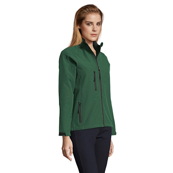 SOLS Dam/Kvinnor Roxy Soft Shell Jacka (Andningsbar, Vindtät Och Vattenavvisande) Bottle Green M