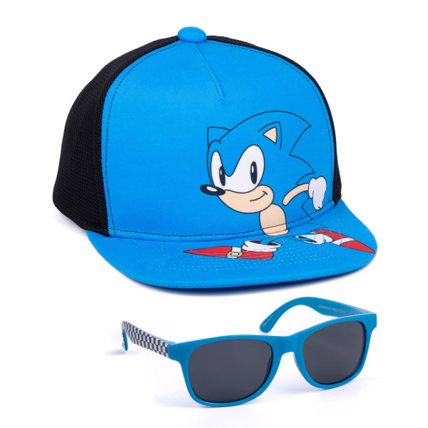 Sonic The Hedgehog Barn/Barn Solglasögon Baseball Cap Set O Blue/Black One Size