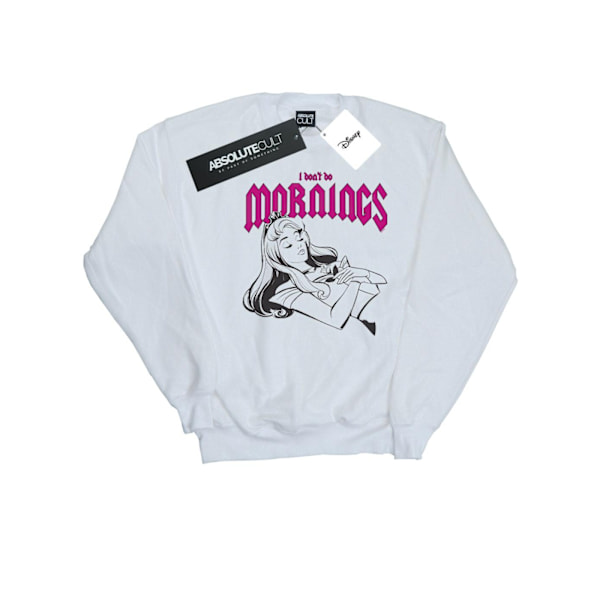 Disney Pojkar Törnrosa Don´t Do Mornings Sweatshirt 5-6 År White 5-6 Years
