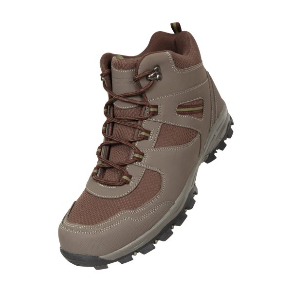 Mountain Warehouse Mens Mcleod Wide Walking Boots 12 UK Brun Brown 12 UK