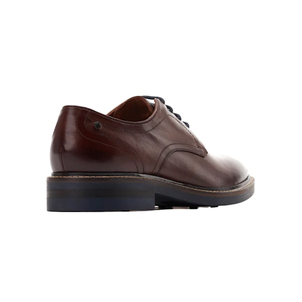 Base London Mens Mawley Läder Derby Skor 13 UK Brun Brown 13 UK