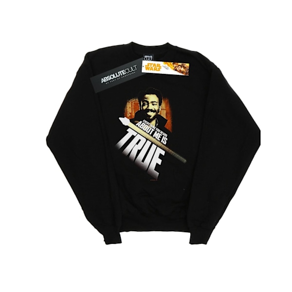 Star Wars Mens Solo True Lando Sweatshirt L Svart Black L