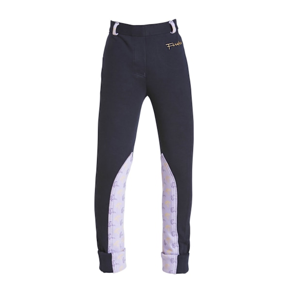 Firefoot Barn/Barn Harden Häst Jodhpurs 20R Marin/Lila Navy/Lilac 20R