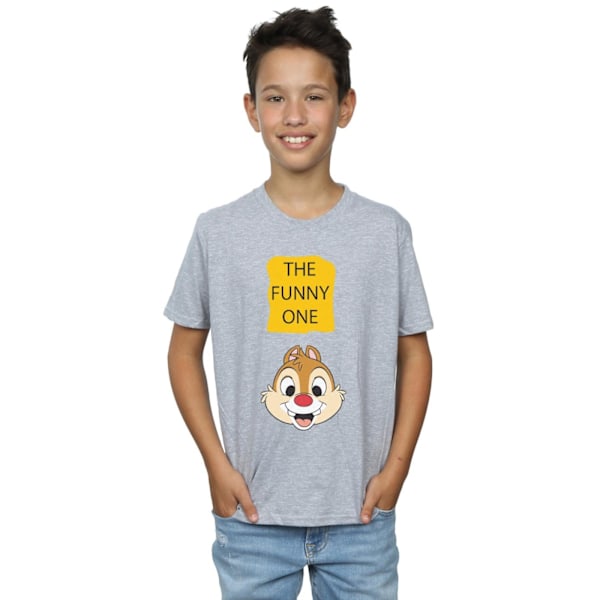 Disney Boys Chip N Dale The Funny One T-Shirt 7-8 År Sport Sports Grey 7-8 Years